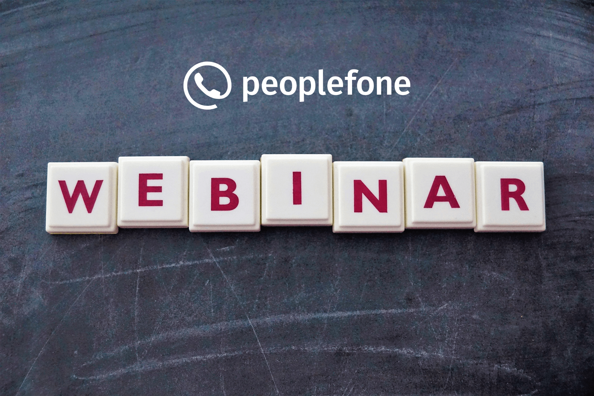 Banner mit Aufschrift Webinar.