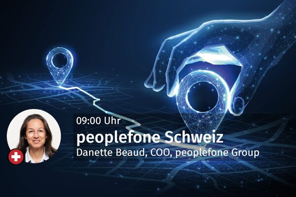 Startfolie mit Referentin, Titel der Präsentation und Uhrzeit.